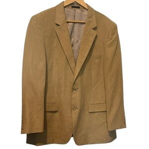 Andrew Fezza Model Baxter Camel Men’s Suit Jacket Size 46R